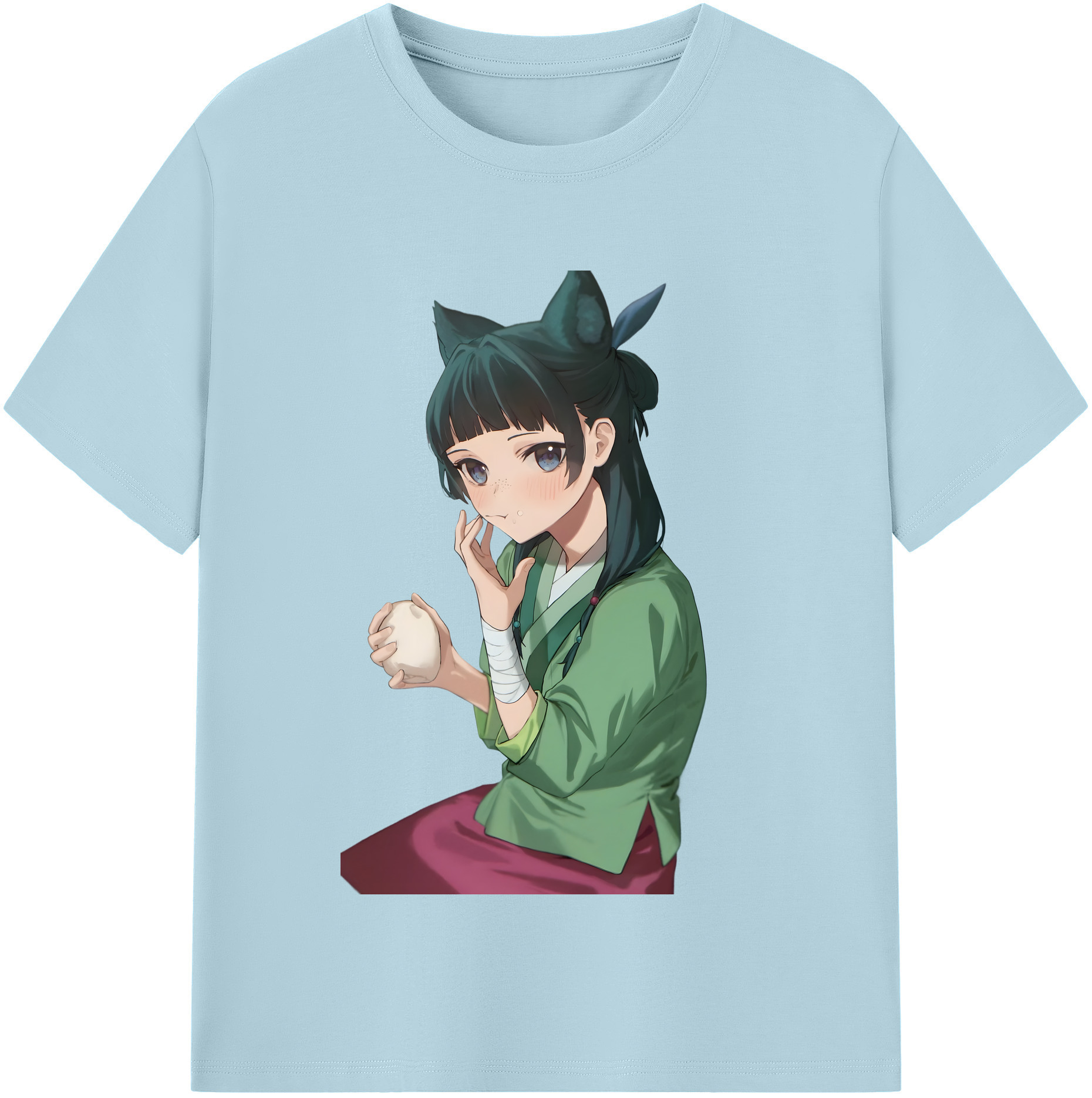 （画像用） 薬屋のひとりごと The Apothecary Diaries 綿100％半袖Tシャツ（フロントプリント）